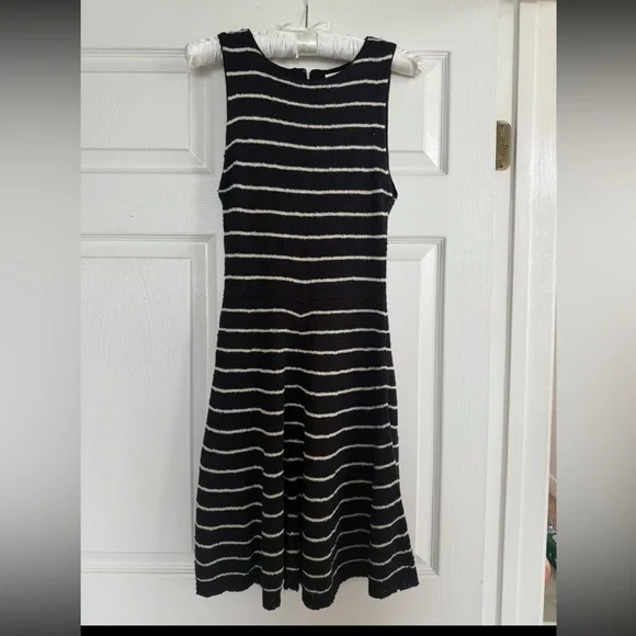 alice and olivia black and white striped dress Alice + Olivia main image 0